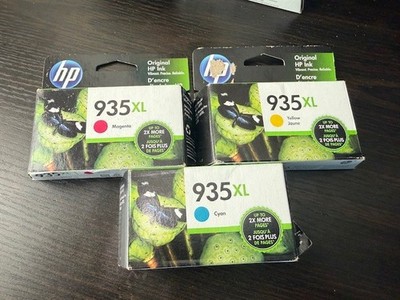 HP Ink 935XL Bundle: Magenta, Cyan & Yellow 3 Cartridges Total exp 04/2023+