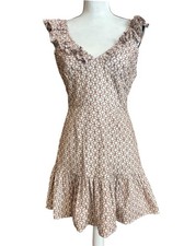 MINKPINK Tanjil Embroidered Mini Dress medium