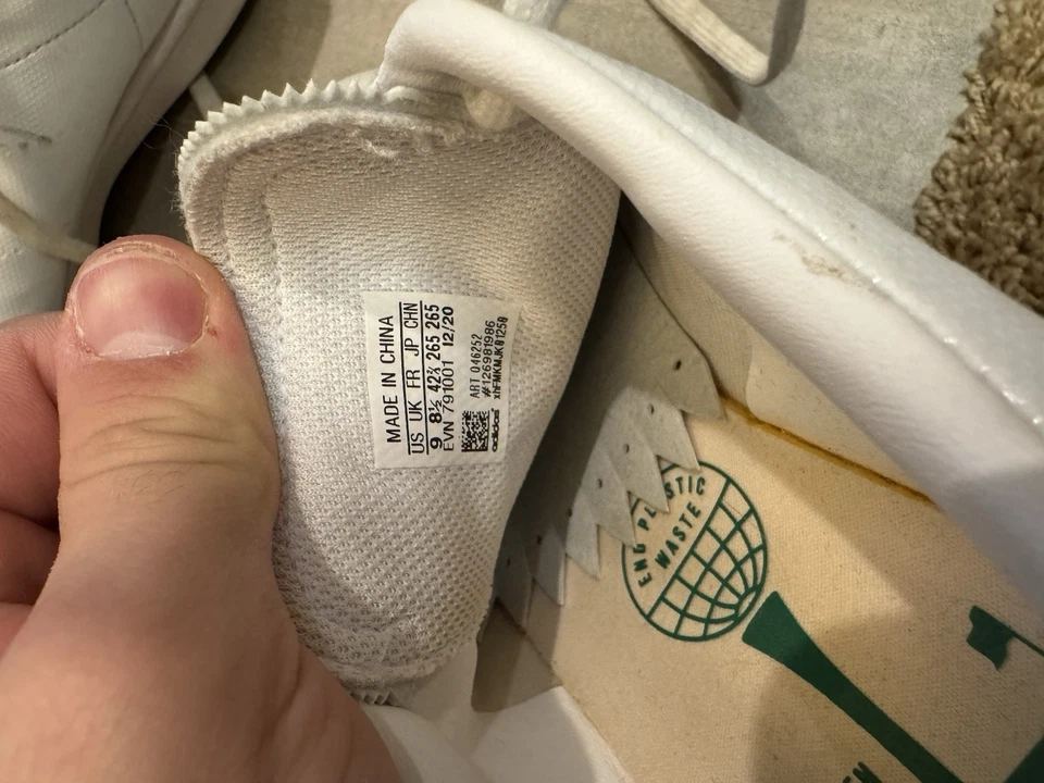 Zapatos de Golf Adidas Stan Smith Talla 9 Verde Y Blanco Usados Una Vez Perfecto Estado Foto 4 de 4