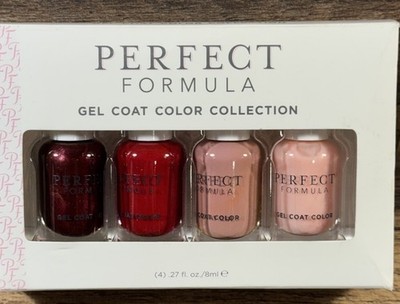 Perfect Formula 4 pc Gel Coat Color Collection (.27 oz /. 8 ml each)