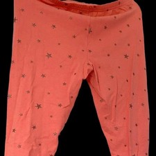 NWOT Basic Editions Girls Leggings Size XL 14 - 16 Silver star accents