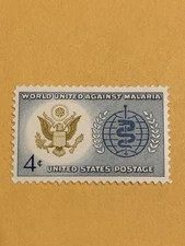 1962 4 Cent Stamp.  “Malaria Eradication”  Scott# 1194. MNH.