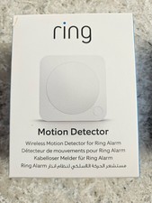 New Ring Alarm Motion Detector 2nd Gen Smart Sensor Indoor Wireless – White