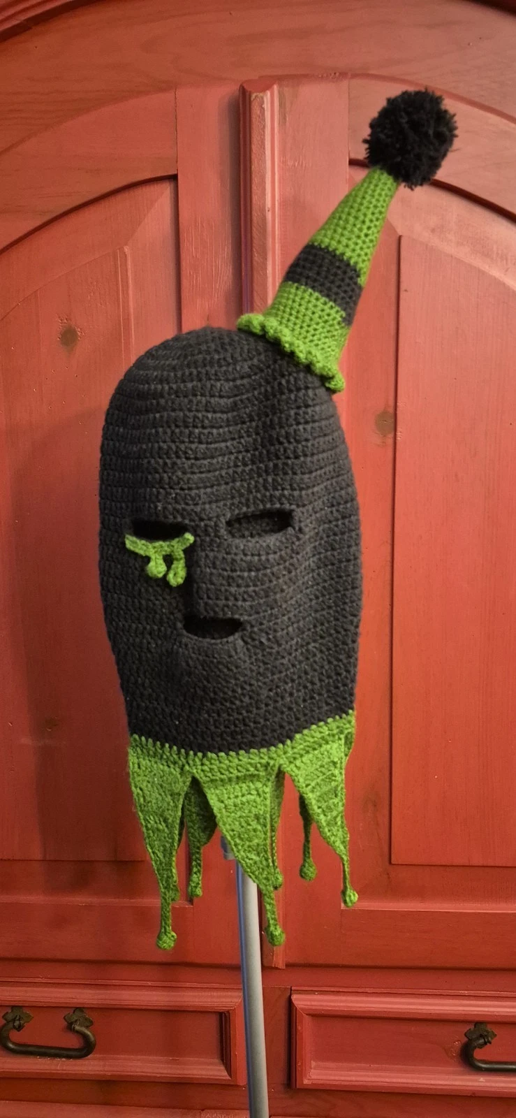 Oddly Hooked Artisan Made Balaclava Ski Mask Festival Concert Wear Punk Jester