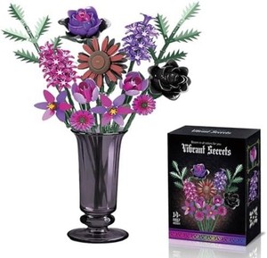 Lego Flowers Bouquet Building Set, Creative Artificial Wildflowers Botanical