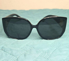 Burberry Women's Oversized Square Sunglasses Black/Gray Tinted UV400 3001/87
