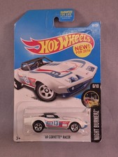 69 Corvette Racer White 2016 Hot Wheels NIGHT BURNERZ Super Speeder Diecast 1:64