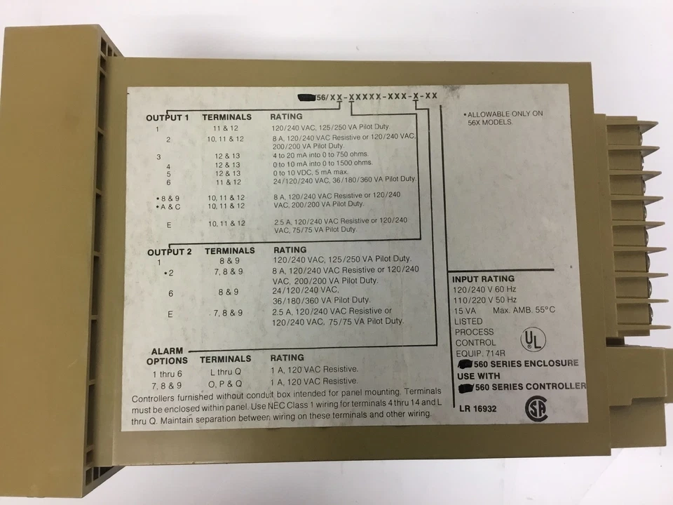 Barber-coleman 560 Temperature Controller - Image 4 of 4
