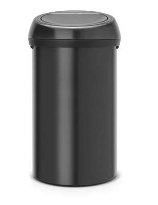 Brabantia Touch Bin 60l Rund Schwarz Mlleimer