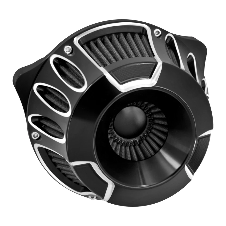 Filtro de aire CNC elemento gris para Harley 17-2025 Touring Road Street Glide Foto 4 de 4