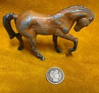 Pair 2 Vintage Made in Hong Kong Durham Industries Inc. 1976 Diecast Horses LOOK — photo 5