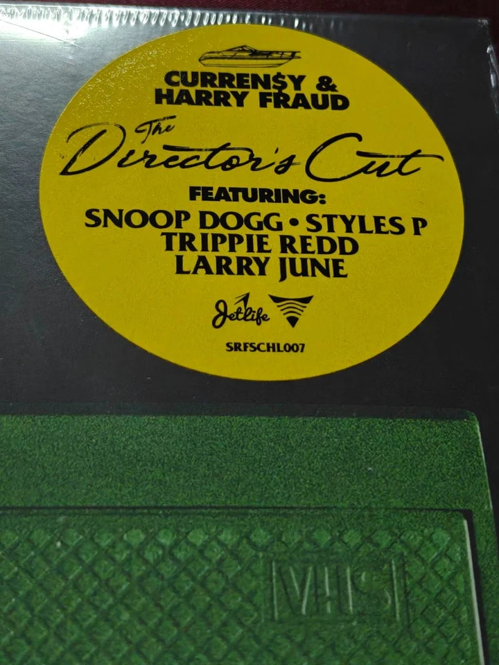SEALED Curren$y & Harry Fraud – The Director’s Cut LP 🇺🇸 Jet Life SRFSCHL007 - Image 2 of 4
