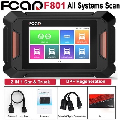 FCAR F801 Diesel Heavy Duty Truck All System Scanner Diagnostic Tool DPF Regen