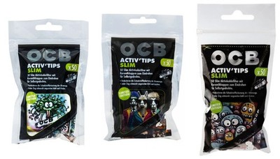 OCB Activ Tips 7mm Monster Limited Edition Aktivkohlefilter Filter