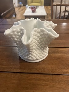 West Moreland Flower Frog Vase