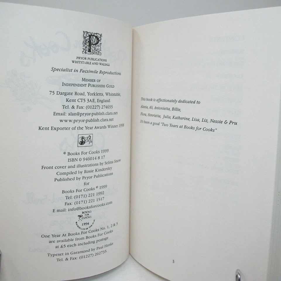 Books for Cooks Cooks by Victoria Blashford-Snell Eric Treuille Joyce Ferrigno - Image 4 of 4