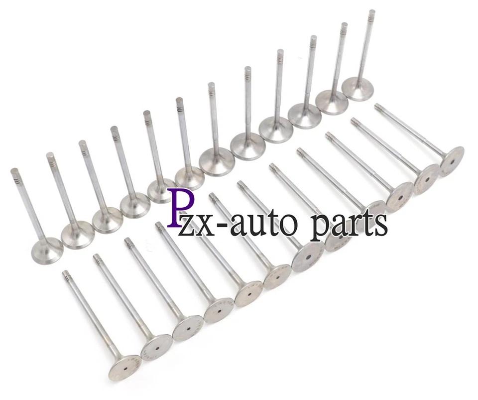 24x Kit de válvulas de entrada y salida para Mercedes-Benz W205 C218 X166 W222 M276 3.0T V6 Foto 2 de 4