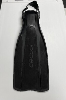 Cressi Sub Pro Light Lightweight Open Heel Fin Scuba Diving Size XXL SINGLE FIN!