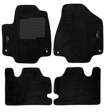 Carpet Floor Mats for 2017 to 2025 Chrysler Pacifica Front and Rear Black New