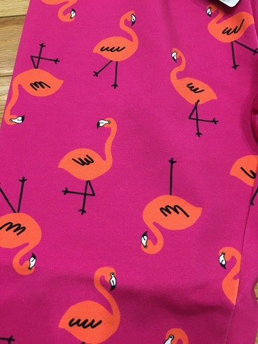 HANNA ANDERSSON CHASING SUMMER CAPRI LEGGINGS PINK FLOWER FLAMINGO 140 10 - Picture 2 of 6