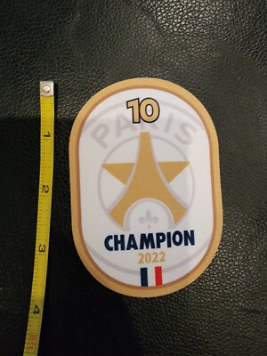 PSG LIGUE 1 2022 CHAMPION PATCH 10 TIMES CHAMPIONS PARIS #2 | eBay