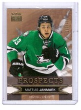 Mattias Janmark 2015-16 Fleer Showcase SkyBox Premium Prospects Card #S13 /499