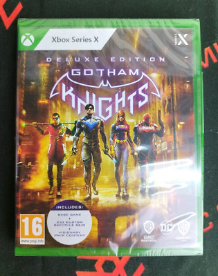 Gotham Knights Deluxe Edition Xbox Series X Videospiel (NEU & VERSIEGELT)