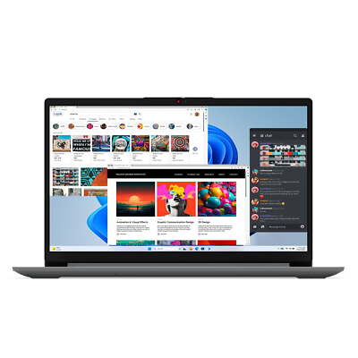 Lenovo IdeaPad 1 15.6'' HD Quad-Core Celeron N6000 12GB 384GB Storage Cam Win 11