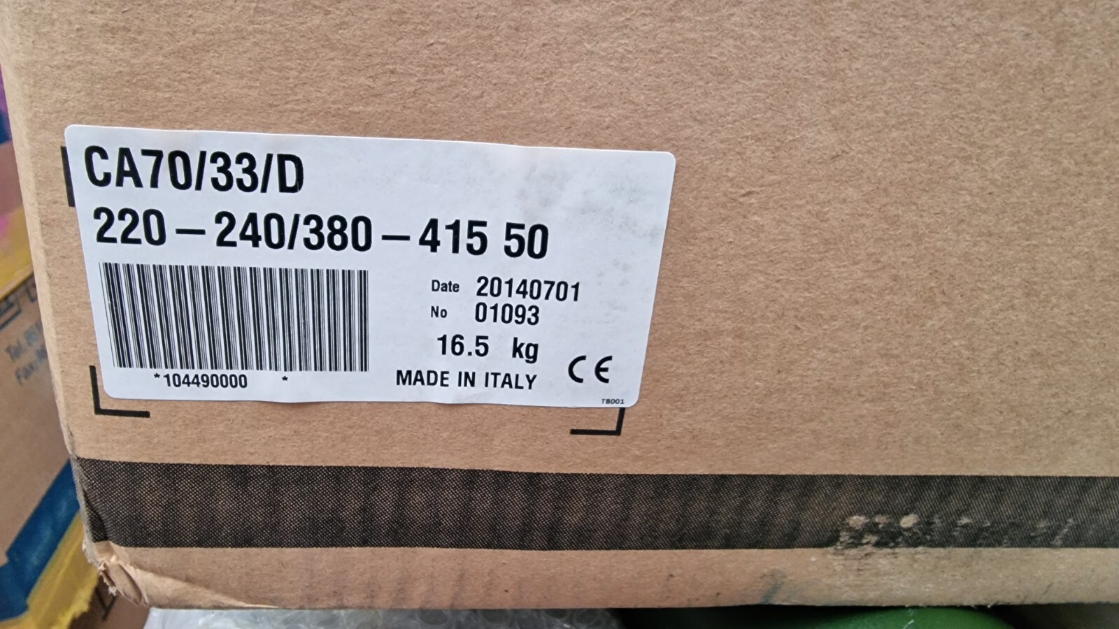 Bomba centrífuga de succión de extremo de dos etapas LOWARA CA70/33/D