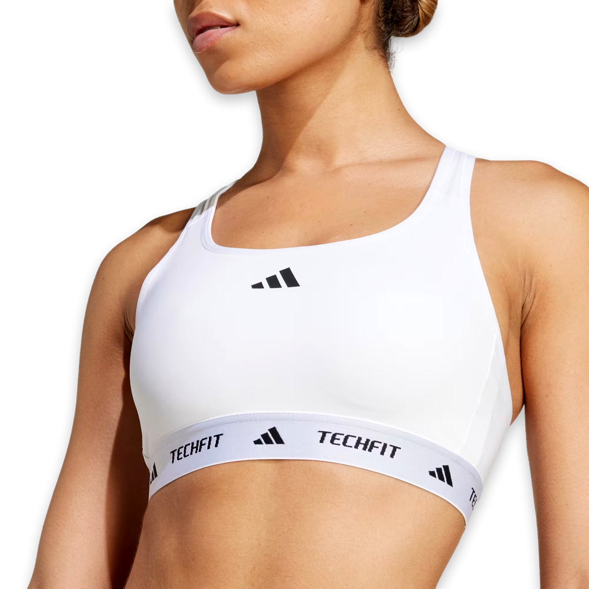 adidas Techfit High Support Bra Women's Sport Gym Black Running