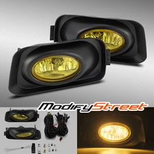 Modifystreet 03-06 Acura TSX Driver Passenger Driving Pair Smoke Black Fog