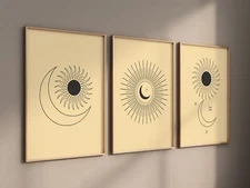 3 Pieces Of Canvas Abstract Wall Paintings For Living Room and Home Decor