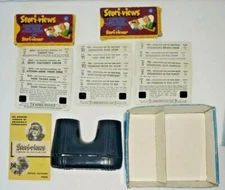 1954 Stori-Views View-Master Slide Viewer W/ Tom Sawyer's Three Bears U104