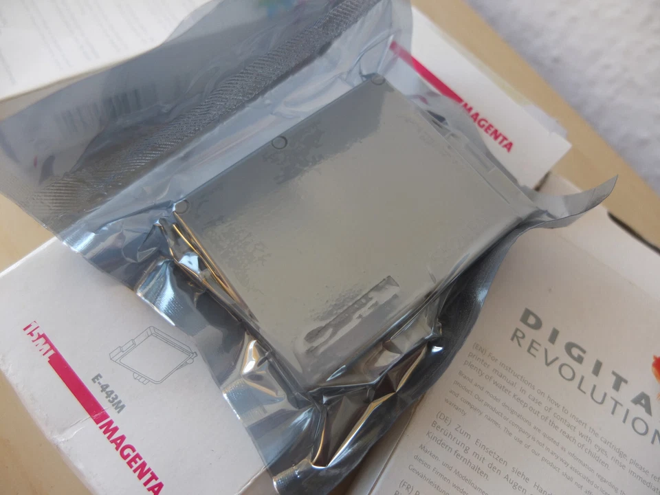 * 4x DIGITAL REVOLUTION Printing Cartridge/Chip E-444Y E-442C E-443M E-441BK NEU - Bild 4 von 4