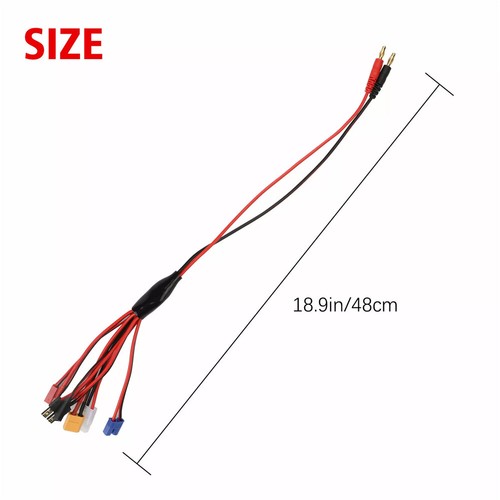 RC Lipo Battery Charger Adapter Connector Splitter 8 in 1 Octopus Convert Cable - Picture 4 of 7