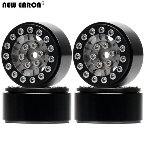 Cerchio Ruota Beadlock Alluminio CNC 1,0" per 1/24 FCX24 Enduro24 TRX4M Assiale SCX24 - Foto 39 di 61