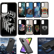 For [Samsung Galaxy A03S][DUAL TACTICAL][Hybrid Two Piece Case] Cover