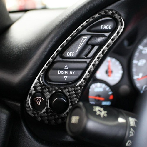 18Pcs Real Carbon Fiber Interior Full Set Trim For Chevrolet Corvette C5 1998-04 - Picture 2 of 14