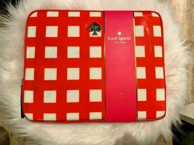 KATE SPADE Nueva York FUNDA iPAD Cremallera ARTE POP Cuadros GUAVA Naranja Blanco 8ARU0030 Foto 3 de 3
