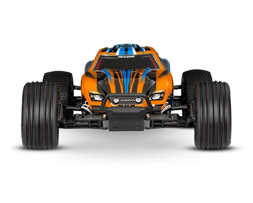 Traxxas TRX 37254 -8 ORNG Rustler RTR HD orange + Akku + USB-C Ladegerät 1:10 - Bild 2 von 4