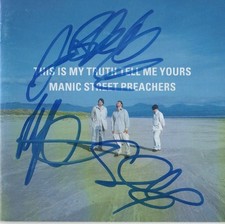 Manic Street Preachers Autogramme signed CD Booklet "This Is My Truth Tell Me.."