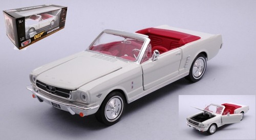 MODELLINO AUTO STATICO MOTORMAX FORD MUSTANG 1/2 1964 007 JAMES BOND SCALA 1/24 - Foto 2 di 5