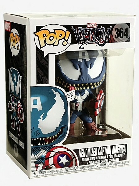 Funko POP #364 Marvel Venomized Captain America Figure Brand