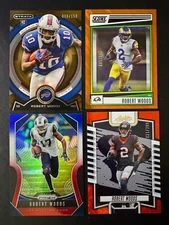 4 X Lot Roberts Woods Prizm RWB Strata Rookie #d /150 Score /599 Absolute /299