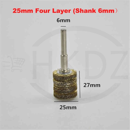 Drahtbürsten Messing Rundbürste Scheibenbürste Messingbürste 3mm 6mm Schaft - Bild 26 von 75