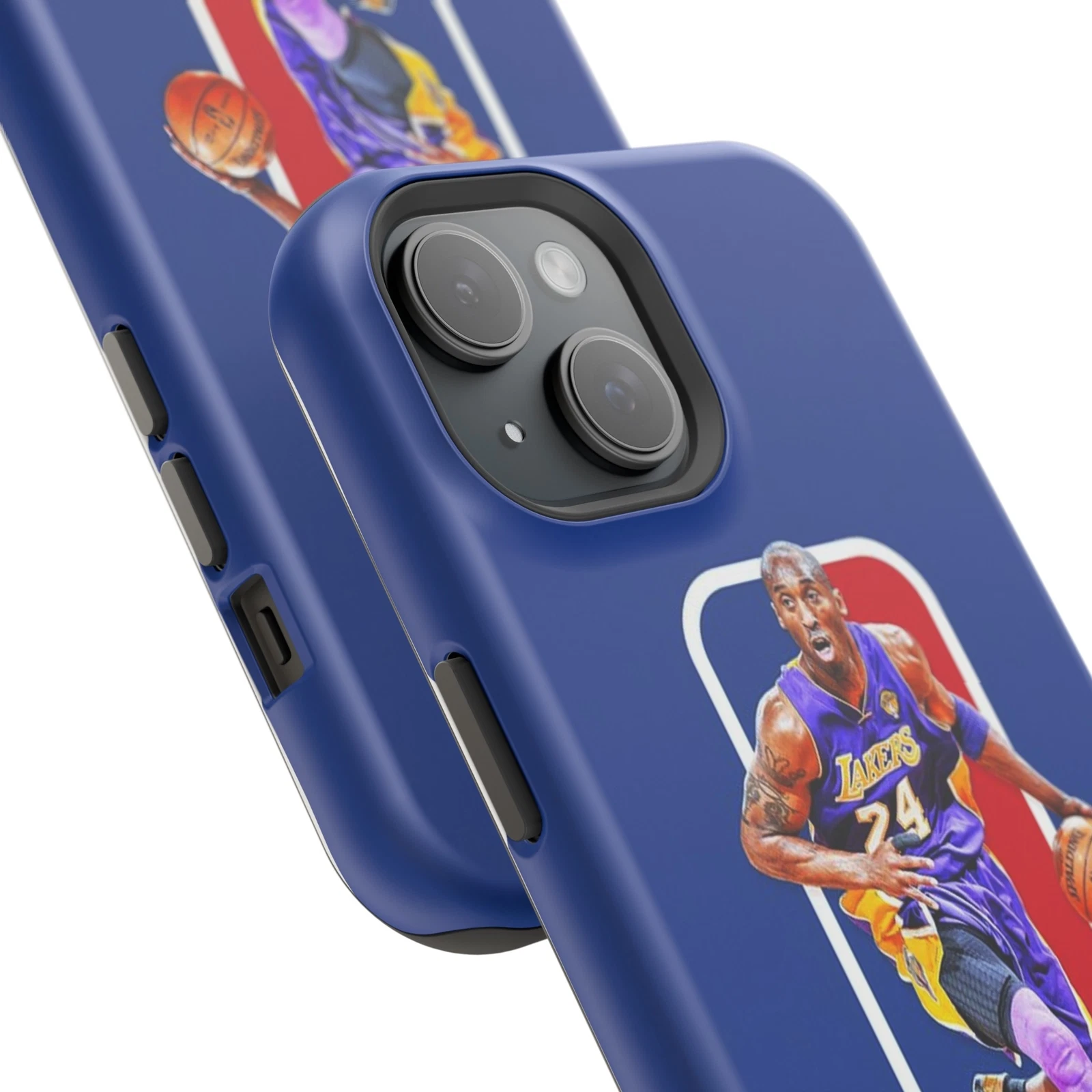Kobe Bryant NBA Logo, Black Mamba Phone Case