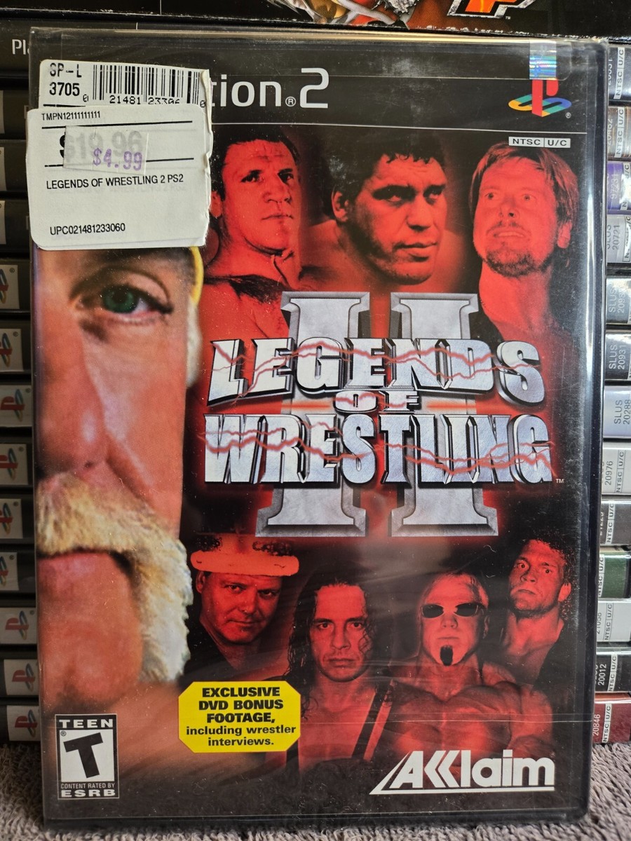 新品未使用　海外版　アドバンス　LEGENDS OF WRESTLING Ⅱ Legends of Wrestling II (Sony PlayStation 2, 2002) for sale