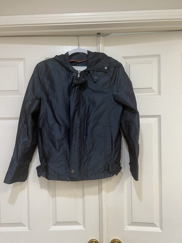 KINLOCH ANDERSON / SCOTLAND HOODED WINDBREAKER MEN Blue JACKET Lightweight S - Picture 2 of 16