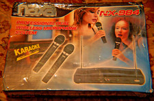 2PCS Professional VHF Wireless Microphone Handheld Mic System Karaoke W/Receiver