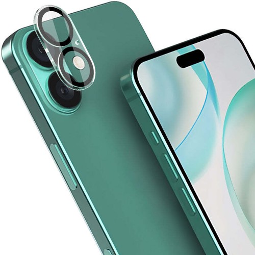 Vetro fotocamera per iPhone 16 / 16 Plus Mocolo vetro di protezione obiettivo protezione fotocamera vetro